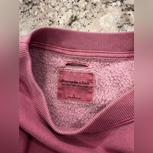 Pink Abercrombie sweatshirt - Picture 2 of 4